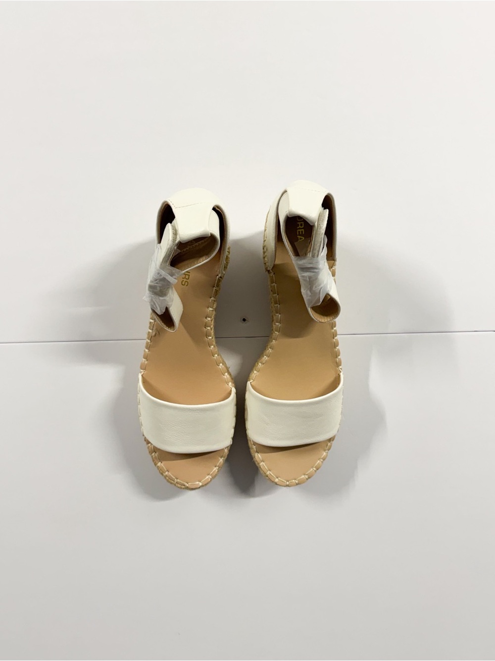 Dream Pairs Women's White Espadrille Ankle-Strap Sandals